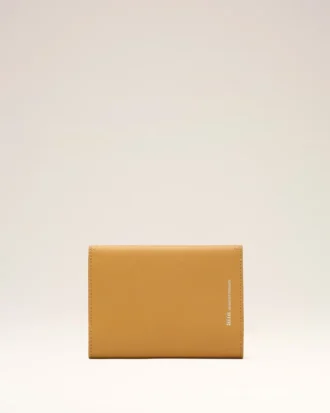 Yellow Taurillon Leather Etienne Envelope Passport Holder